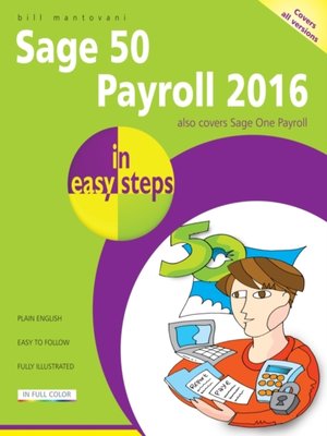 cover image of Sage 50 Payroll 2016 in easy steps